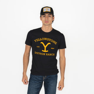 Playera Yellowstone Black Caballero