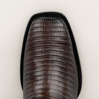 Botín Cuadra Lizard Teju Wax Café Caballero