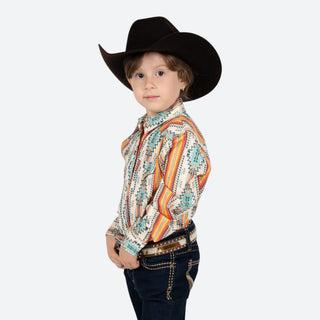 Camisa Rock & Roll Denim Aztec Niña