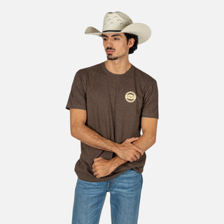 Playera Kimes Ranch Wood Stamp Espresso Caballero