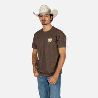 Playera Kimes Ranch Wood Stamp Espresso Caballero