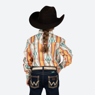 Camisa Rock & Roll Denim Aztec Niña