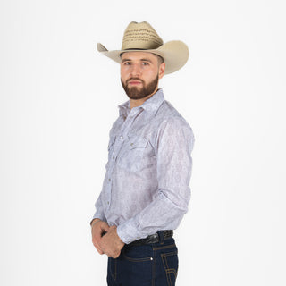 Camisa Rodeo Estampado Caballero