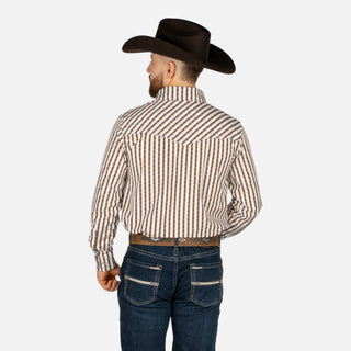 Camisa Rock & Roll Denim Aztec Brown Caballero