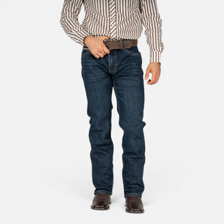 Jeans Rock & Roll Denim Revolver Straight Boot Dark Vintage Caballero