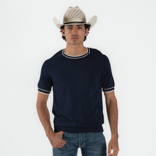 Playera Cuadra Marino Caballero