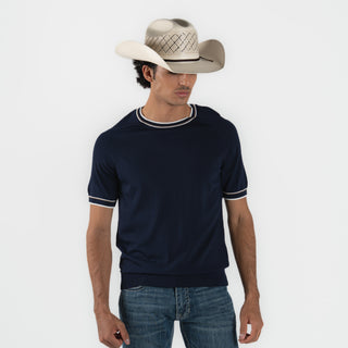 Playera Cuadra Marino Caballero