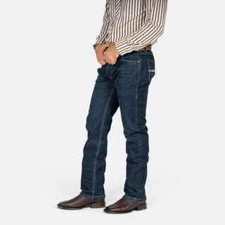 Jeans Rock & Roll Denim Revolver Straight Boot Dark Vintage Caballero