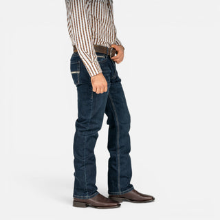 Jeans Rock & Roll Denim Revolver Straight Boot Dark Vintage Caballero