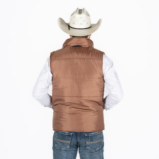 Chaleco Rock & Roll Denim Doble Vista Aztec Orange Caballero