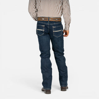 Jeans Rock & Roll Denim Revolver Straight Boot Dark Vintage Caballero