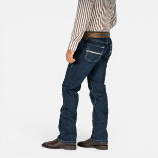 Jeans Rock & Roll Denim Revolver Straight Boot Dark Vintage Caballero