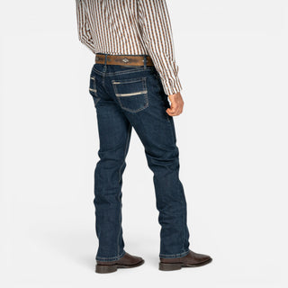 Jeans Rock & Roll Denim Revolver Straight Boot Dark Vintage Caballero
