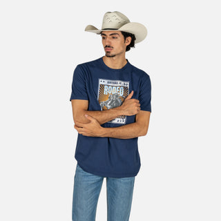 Playera Kimes Ranch Top Bill Denim Caballero