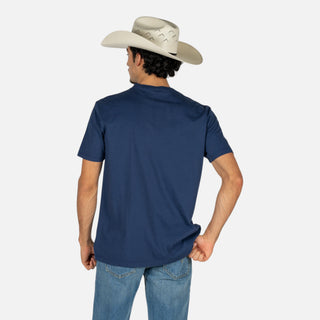 Playera Kimes Ranch Top Bill Denim Caballero