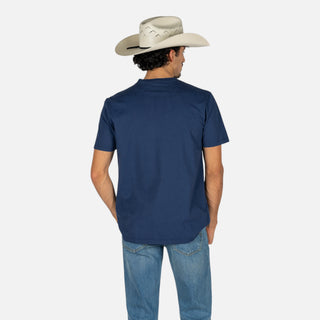 Playera Kimes Ranch Top Bill Denim Caballero