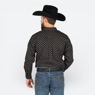 Camisa Ariat Thornin LS Shrt Black Caballero