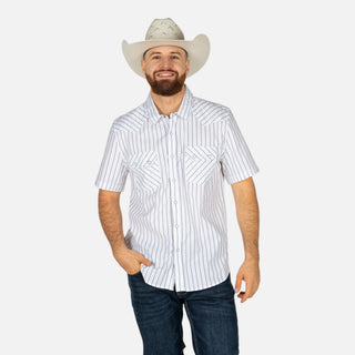 Camisa Panhandle Rayas Navy Caballero