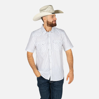Camisa Panhandle Rayas Navy Caballero