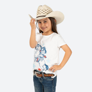 Blusa Rock & Roll Denim Caballo Niña