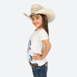 Blusa Rock & Roll Denim Caballo Niña