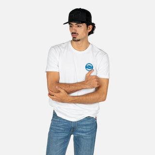 Playera Kimes Ranch Wood Stamp White Caballero