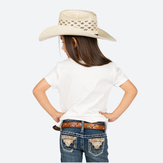 Blusa Rock & Roll Denim Caballo Niña