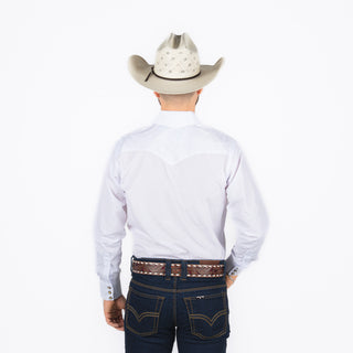 Camisa Rodeo Blanco Caballero