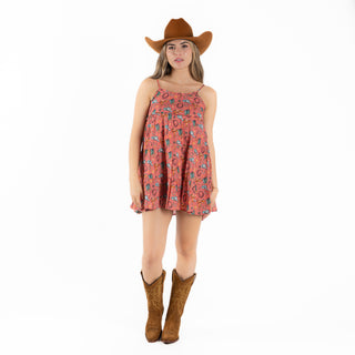 Vestido Rock & Roll Denim Rose Dama