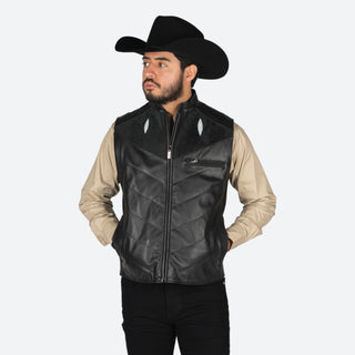 Chaleco Erick Cordova Dylan Mantarraya Negro Caballero