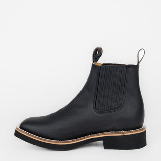 Botín Establo 982 Negro Graso Caballero