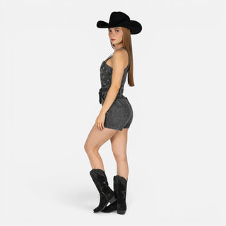 Jumper Rock & Roll Denim Star Black Dama