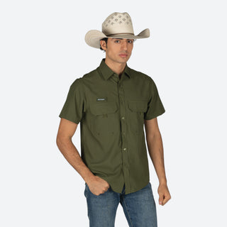 Camisa McAllen Coral Verde Caballero
