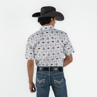 Camisa Panhandle Aztec Caballero