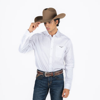 Camisa Kimes Ranch KS Team Shirt White Caballero