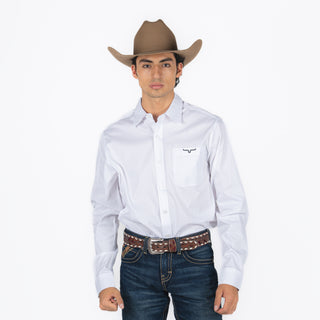 Camisa Kimes Ranch KS Team Shirt White Caballero