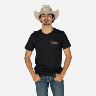 Playera Ariat Cowmooflage Black Caballero