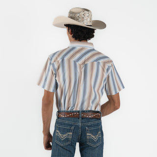 Camisa Panhandle Natural Blue Caballero