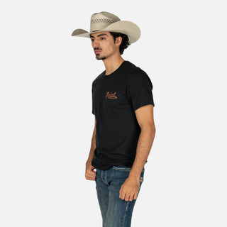 Playera Ariat Cowmooflage Black Caballero