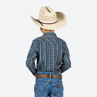 Camisa Rodeo Estampado Niño