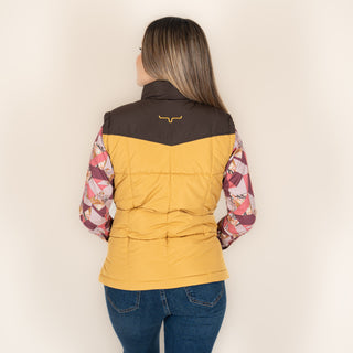 Chaleco Kimes Ranch Wyldfire Vest Mustard Dama