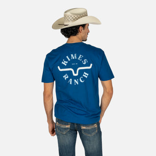 Playera Kimes Ranch Uncomplicated Blue Caballero