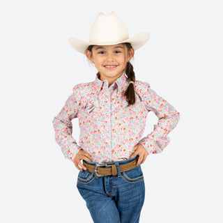 Camisa Wrangler Flores Niña