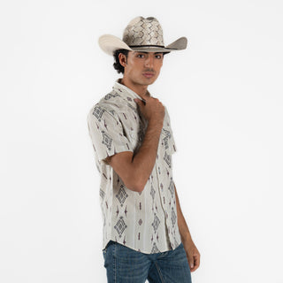 Camisa Panhandle Aztec Natural Caballero