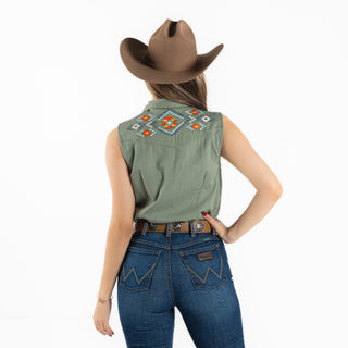 Camisa Panhandle Olive Dama