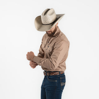 Camisa Coyote Ranch Beige Caballero