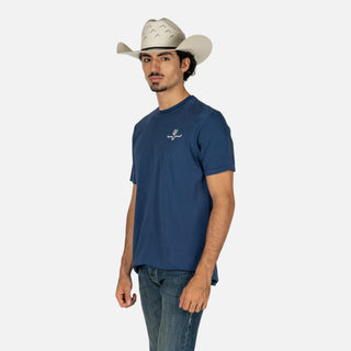 Playera Kimes Ranch Lucky B Statewide Indigo Caballero