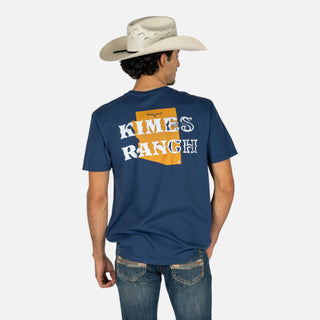 Playera Kimes Ranch Lucky B Statewide Indigo Caballero