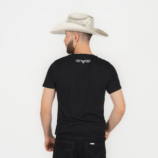 Playera Lost Calf Black Caballero