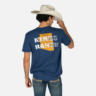 Playera Kimes Ranch Lucky B Statewide Indigo Caballero
